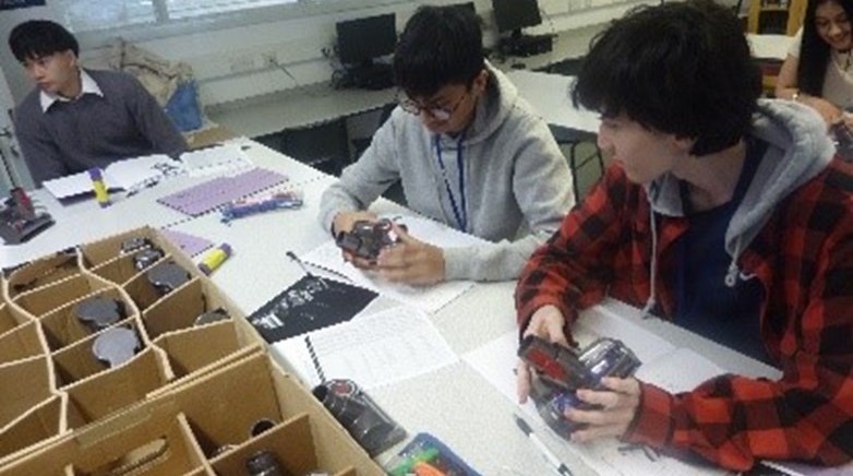 Year 12 Students Innovative Design with Dyson Engineer image3