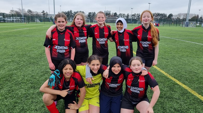 Yr7 Girls Football 1