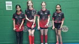 Under 13 Girls Badminton Team
