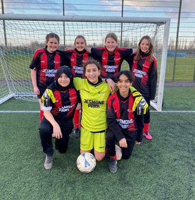 Yr 7 Girls Football Team