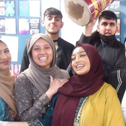 Jesmond Park Academy Sixth Form students celebrating World Day For Cultural Diversity.