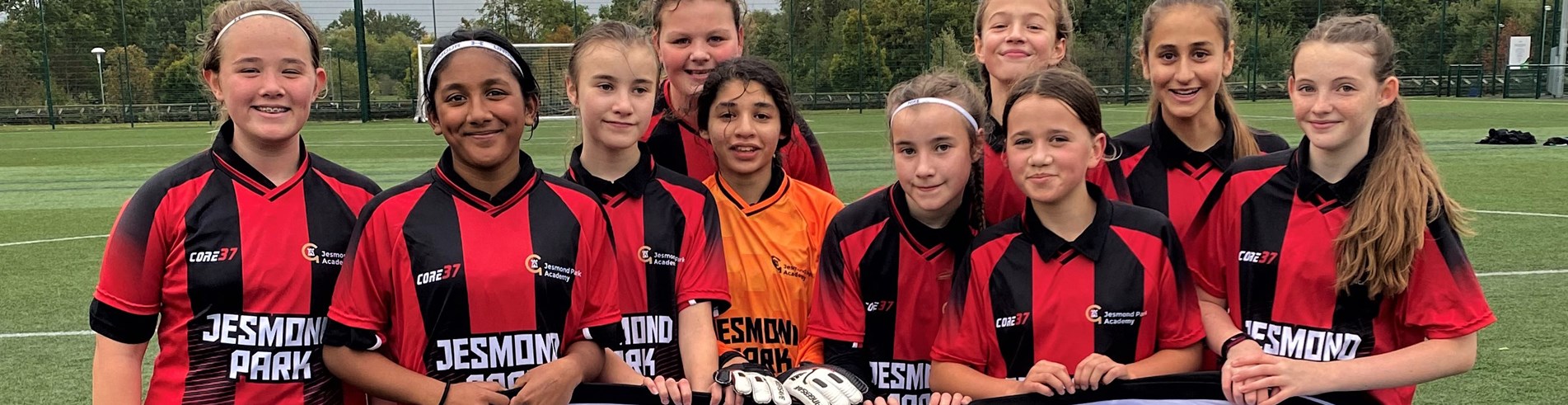 JPA U14 Girls Football Team 1 Oct 2022 hero