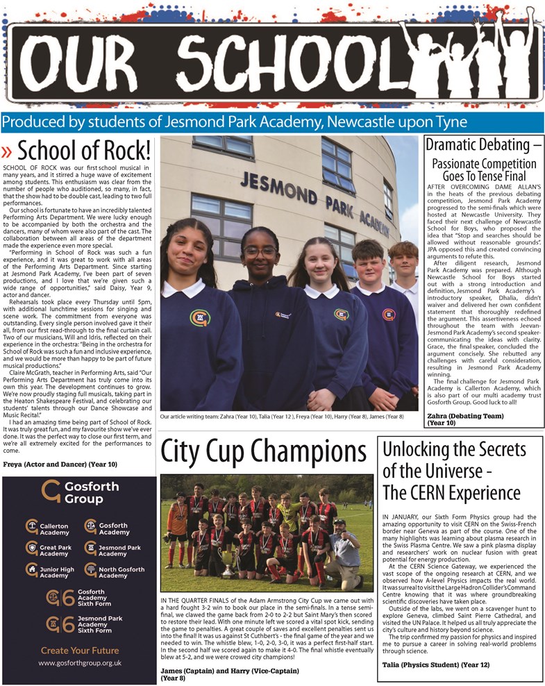 Our School Article June 2025