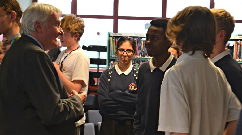 Students meet the Lord Chief Justice close up in person 