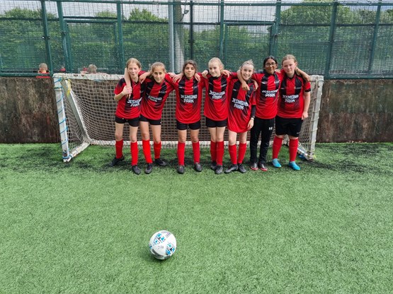 Year 7 Girls Football 5 a side team 1